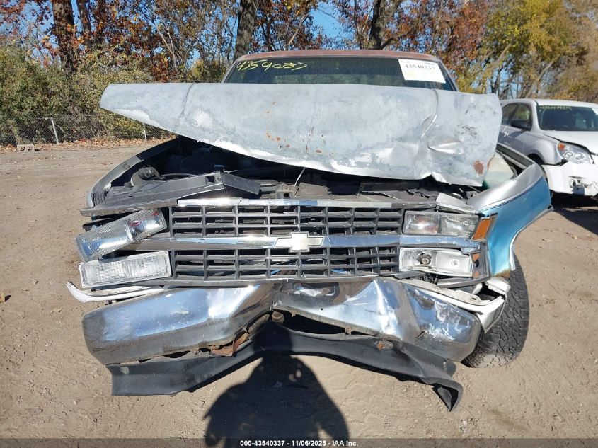 1993 Chevrolet Gmt-400 C1500 VIN: 2GCEC19K5P1150255 Lot: 43540337