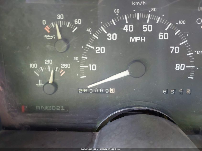 1993 Chevrolet Gmt-400 C1500 VIN: 2GCEC19K5P1150255 Lot: 43540337