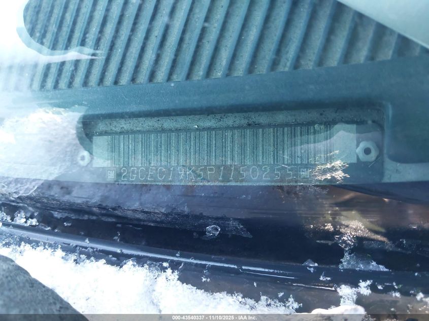 1993 Chevrolet Gmt-400 C1500 VIN: 2GCEC19K5P1150255 Lot: 43540337