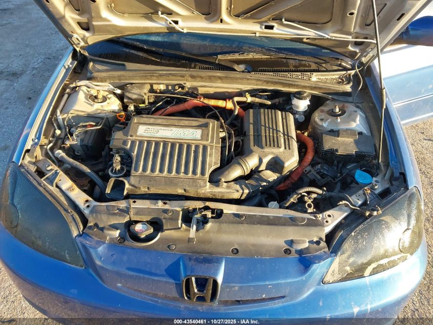 2003 Honda Civic Hybrid VIN: JHMES96653S007064 Lot: 43540461