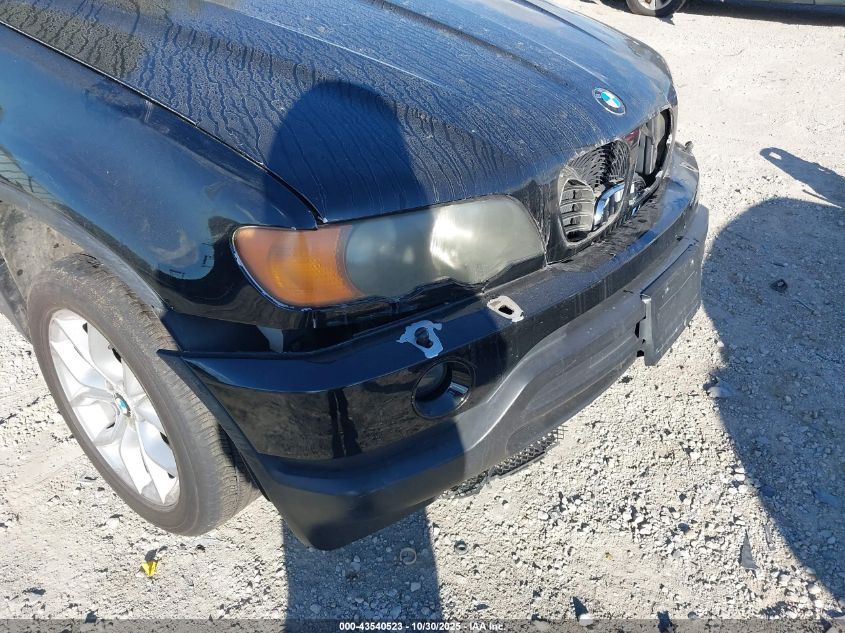 2003 BMW X5 3.0I VIN: 5UXFA53533LV88053 Lot: 43540523