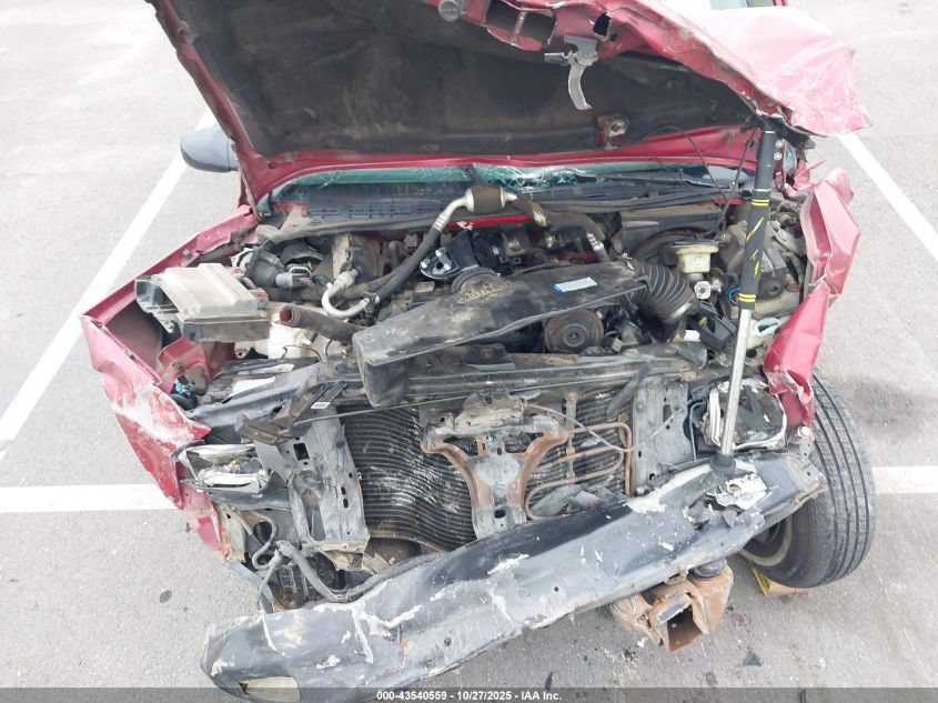 1996 Chevrolet S Truck S10 VIN: 1GCCS144XT8222187 Lot: 43540559