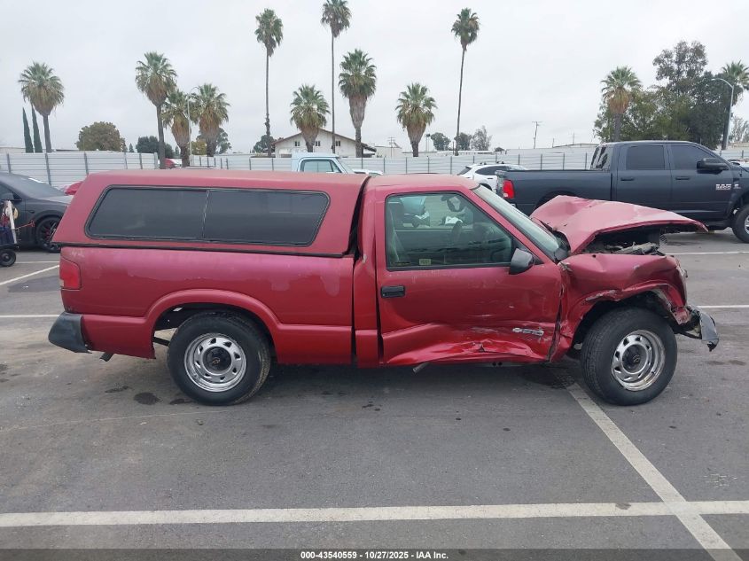 1996 Chevrolet S Truck S10 VIN: 1GCCS144XT8222187 Lot: 43540559
