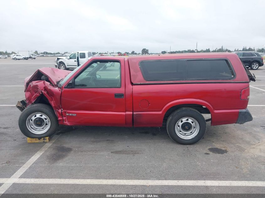 1996 Chevrolet S Truck S10 VIN: 1GCCS144XT8222187 Lot: 43540559