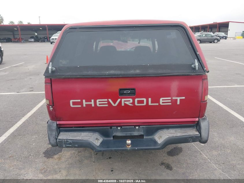 1996 Chevrolet S Truck S10 VIN: 1GCCS144XT8222187 Lot: 43540559