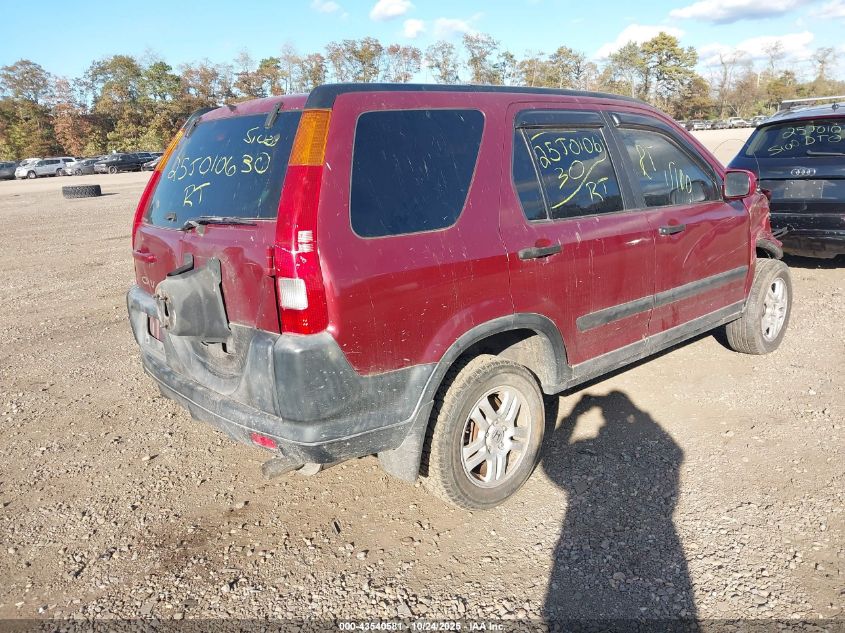 SHSRD78862U009927 2002 HONDA CR-V photo no. 4