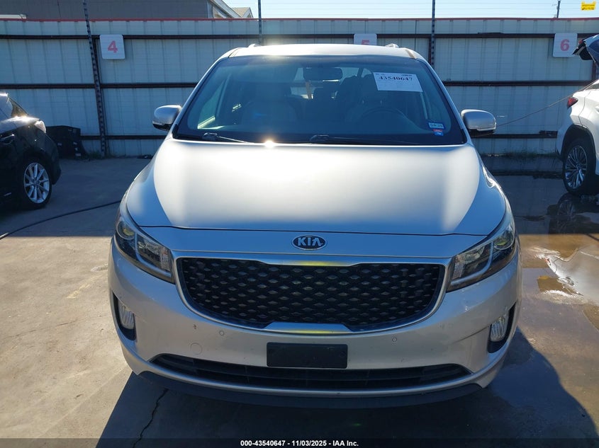 2018 Kia Sedona Ex VIN: KNDMC5C18J6376180 Lot: 43540647