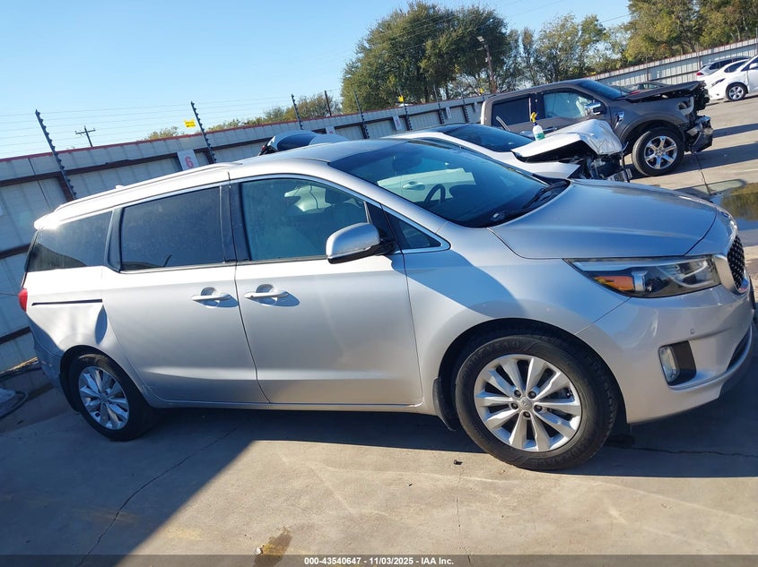 2018 Kia Sedona Ex VIN: KNDMC5C18J6376180 Lot: 43540647