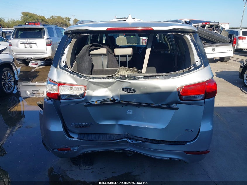 2018 Kia Sedona Ex VIN: KNDMC5C18J6376180 Lot: 43540647