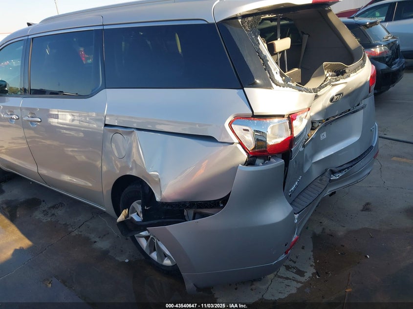 2018 Kia Sedona Ex VIN: KNDMC5C18J6376180 Lot: 43540647