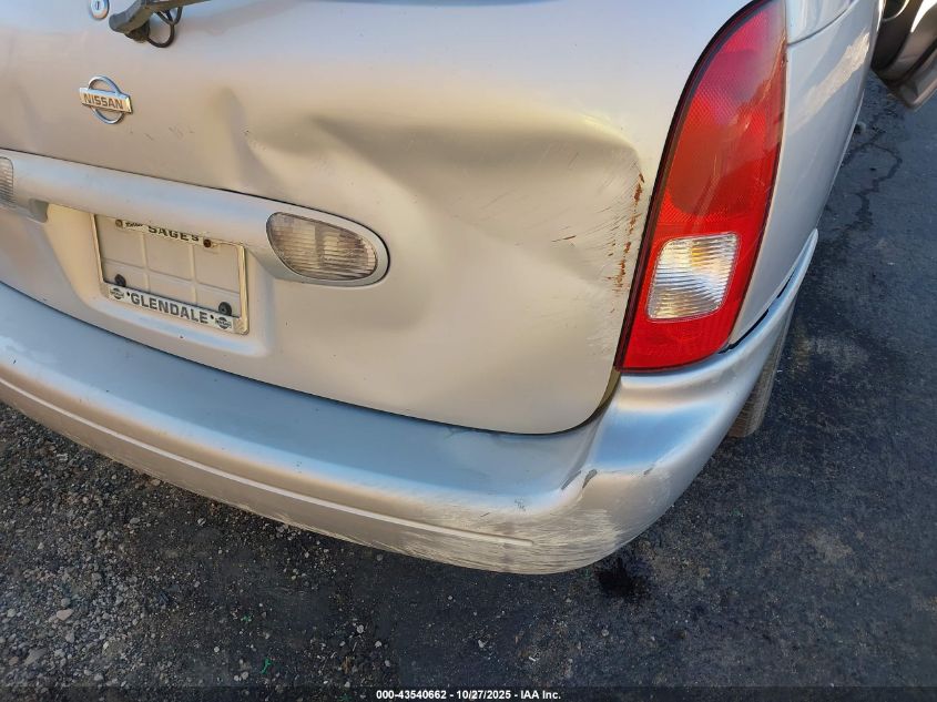 2001 Nissan Quest Gxe VIN: 4N2ZN15T41D820008 Lot: 43540662