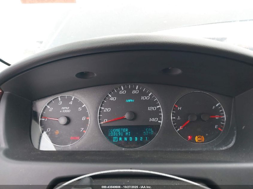 2006 Chevrolet Impala Ltz VIN: 2G1WU581269420262 Lot: 43540686