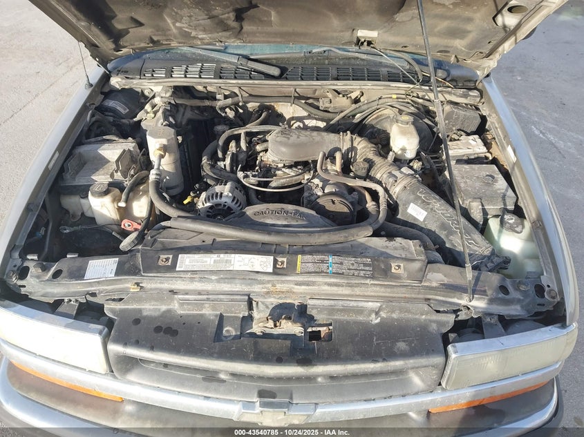 2003 Chevrolet S-10 Ls VIN: 1GCDT19X938169809 Lot: 43540785