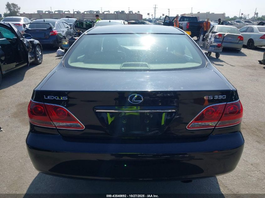 2006 Lexus Es 330 VIN: JTHBA30G265164820 Lot: 43540892
