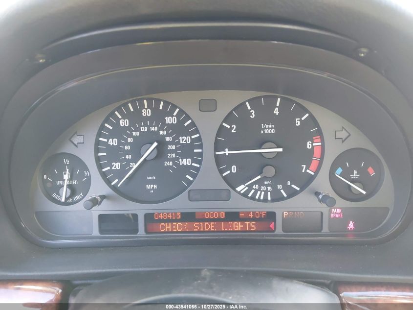 1999 BMW 740Ia VIN: WBAGG8333XDN73344 Lot: 43541066