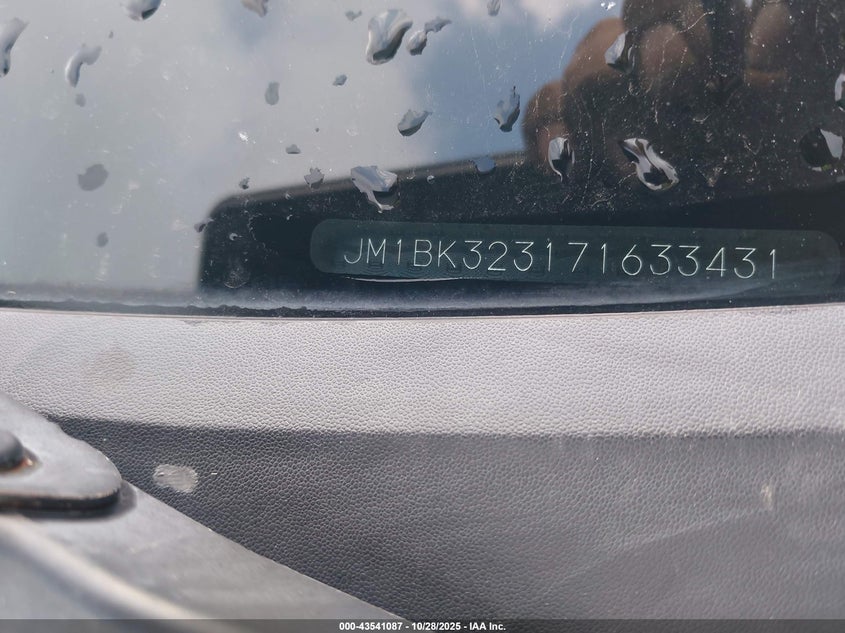 2007 Mazda Mazda3 S Grand Touring VIN: JM1BK323171633431 Lot: 43541087