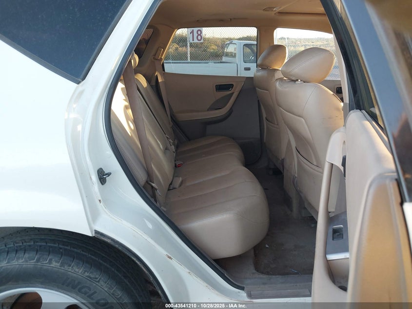 2004 Nissan Murano Sl VIN: JN8AZ08T94W225095 Lot: 43541210