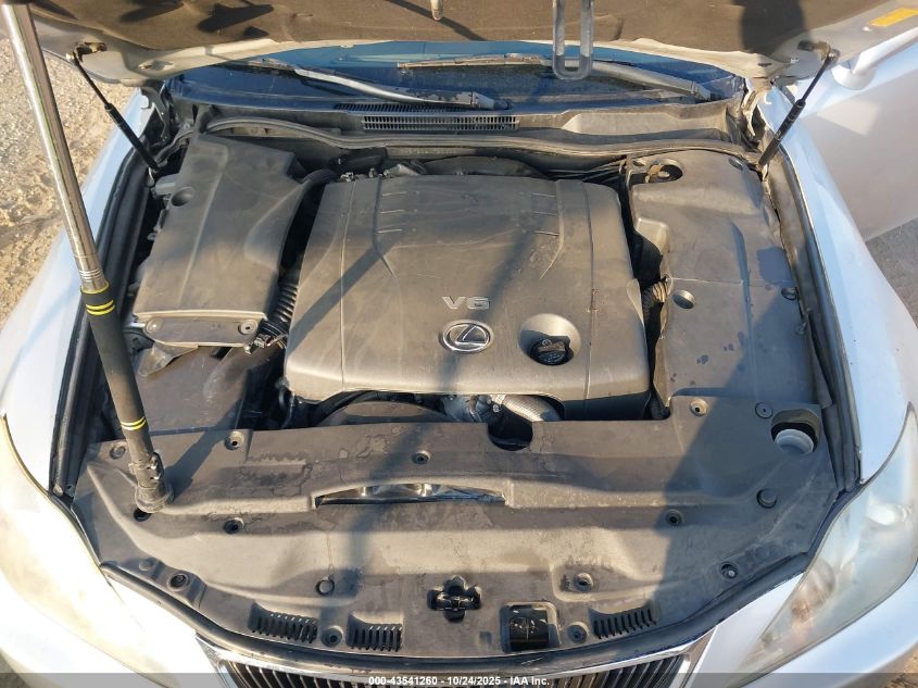 2007 Lexus Is 250 VIN: JTHBK262872030500 Lot: 43541260