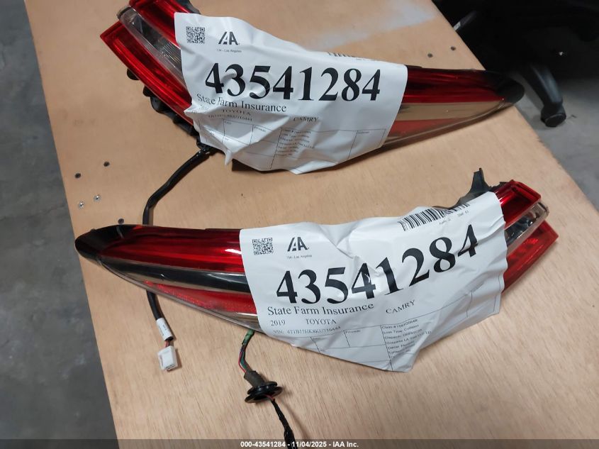 2019 Toyota Camry Se VIN: 4T1B11HK8KU716444 Lot: 43541284