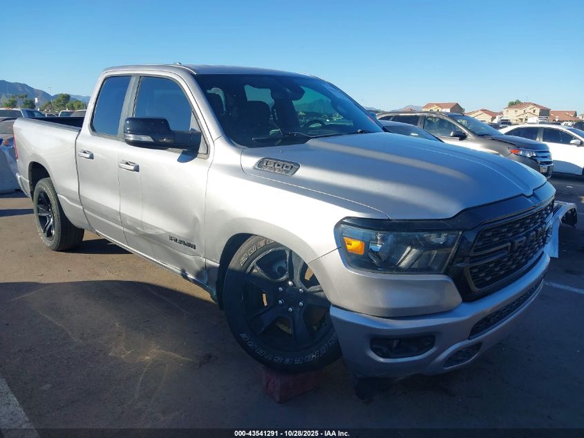 2022 Ram 1500 Big Horn 4X2 6'4 Box VIN: 1C6RREBTXNN359195 Lot: 43541291