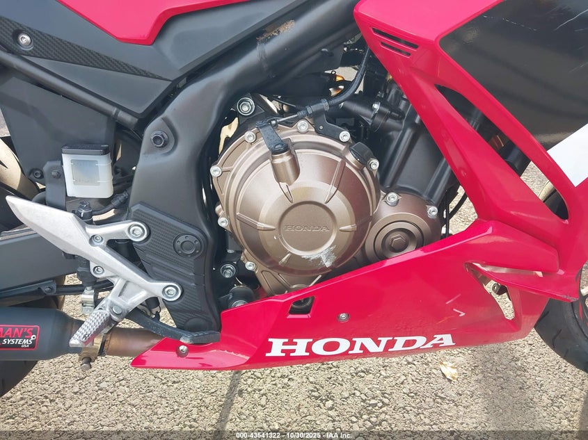 2022 Honda Cbr500 Ra VIN: MLHPC6253N5301273 Lot: 43541322