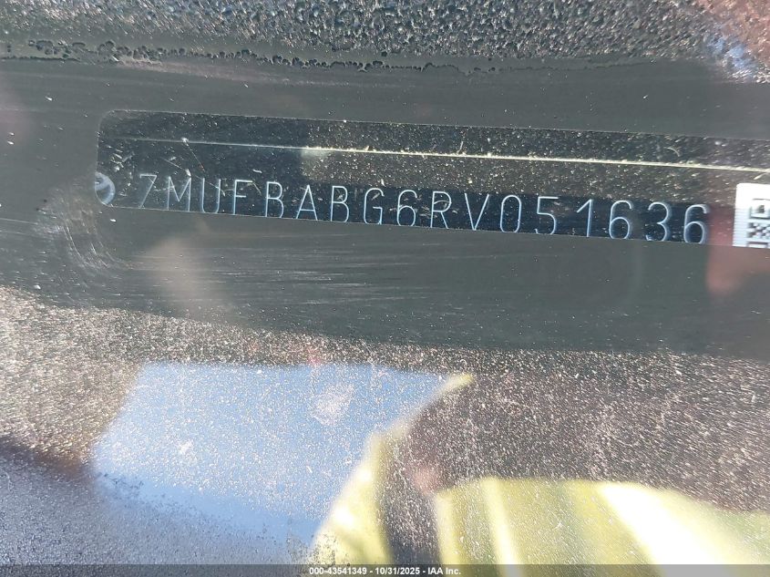 2024 Toyota Corolla Cross Hybrid Se VIN: 7MUFBABG6RV051636 Lot: 43541349