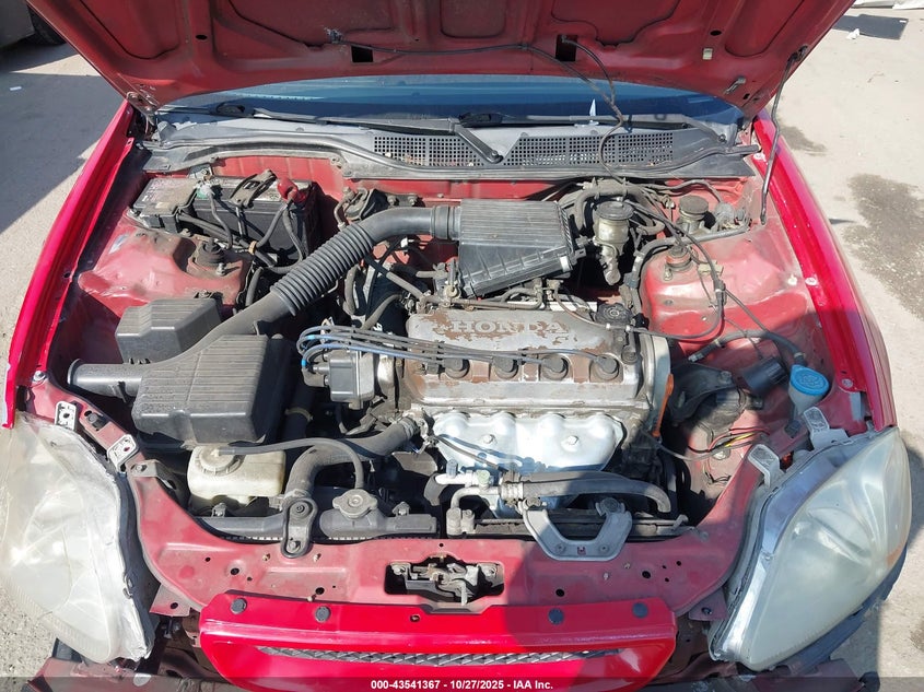 1998 Honda Civic Cx VIN: 2HGEJ6325WH119770 Lot: 43541367