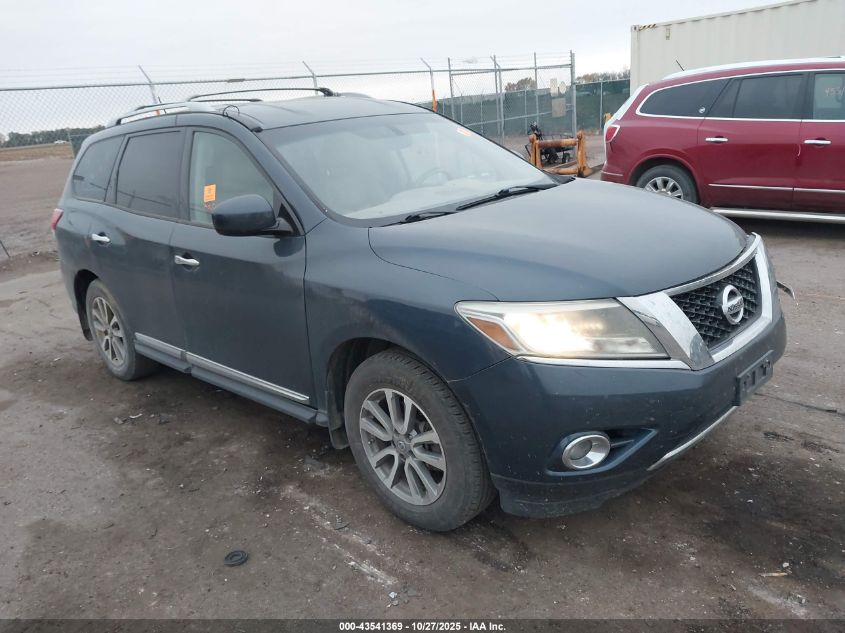 2013 NISSAN PATHFINDER SL - 5N1AR2MM7DC604289