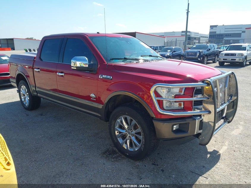 2016 Ford F-150 King Ranch red truck gasoline 1FTEW1EG4GFA45773 photo #1