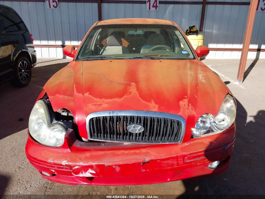 2004 Hyundai Sonata Gls/Lx VIN: KMHWF35H94A004374 Lot: 43541384