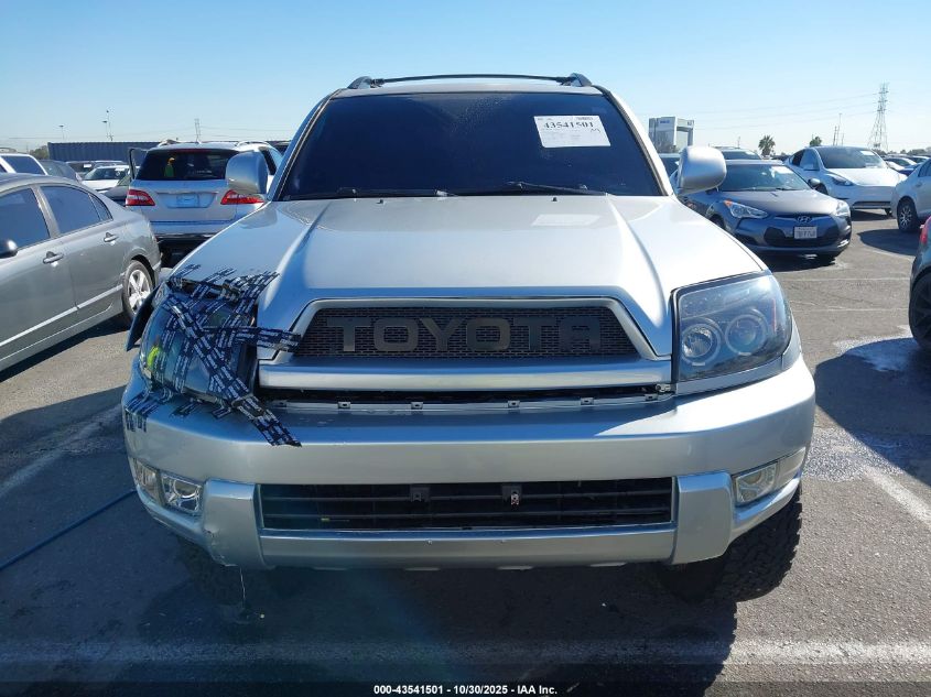 2005 Toyota 4Runner Limited V8 VIN: JTEBT17R258028705 Lot: 43541501