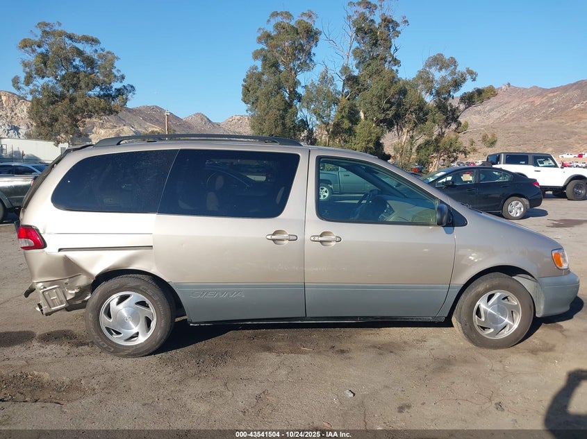 2002 Toyota Sienna Le VIN: 4T3ZF13C52U413547 Lot: 43541504