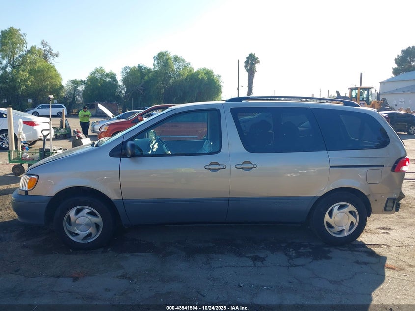 2002 Toyota Sienna Le VIN: 4T3ZF13C52U413547 Lot: 43541504