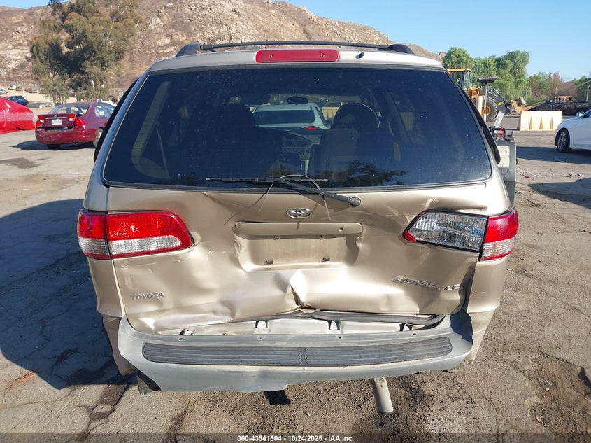 2002 Toyota Sienna Le VIN: 4T3ZF13C52U413547 Lot: 43541504