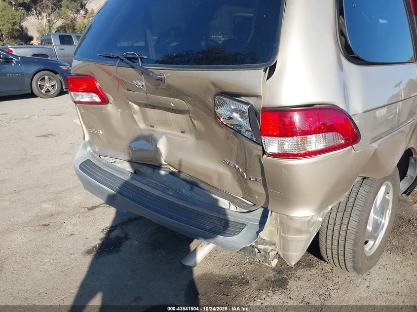 2002 Toyota Sienna Le VIN: 4T3ZF13C52U413547 Lot: 43541504