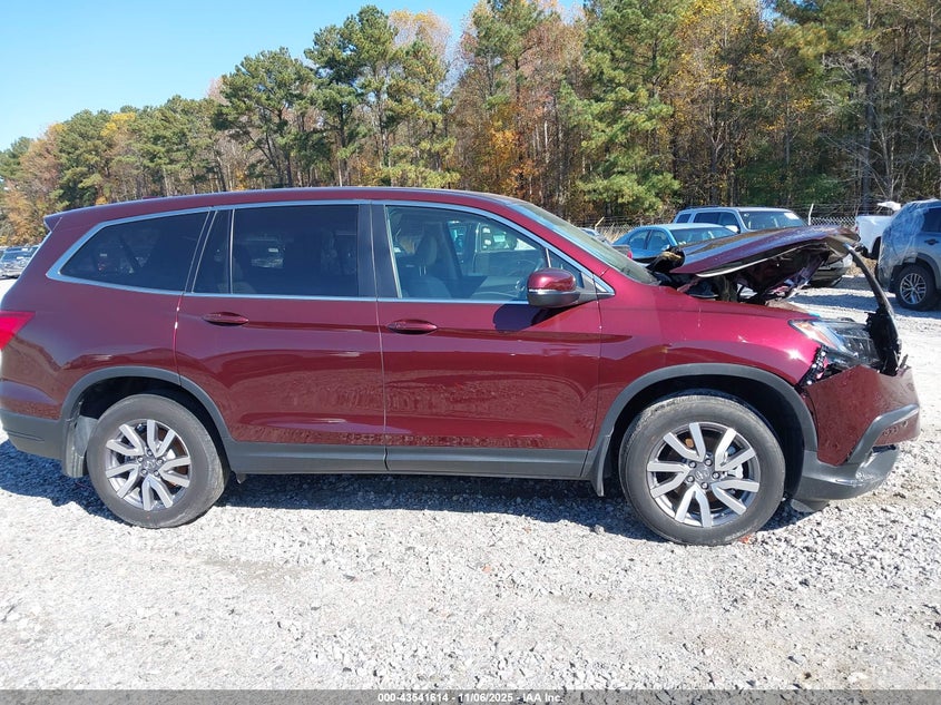 2019 Honda Pilot Ex-L VIN: 5FNYF6H49KB057183 Lot: 43541614