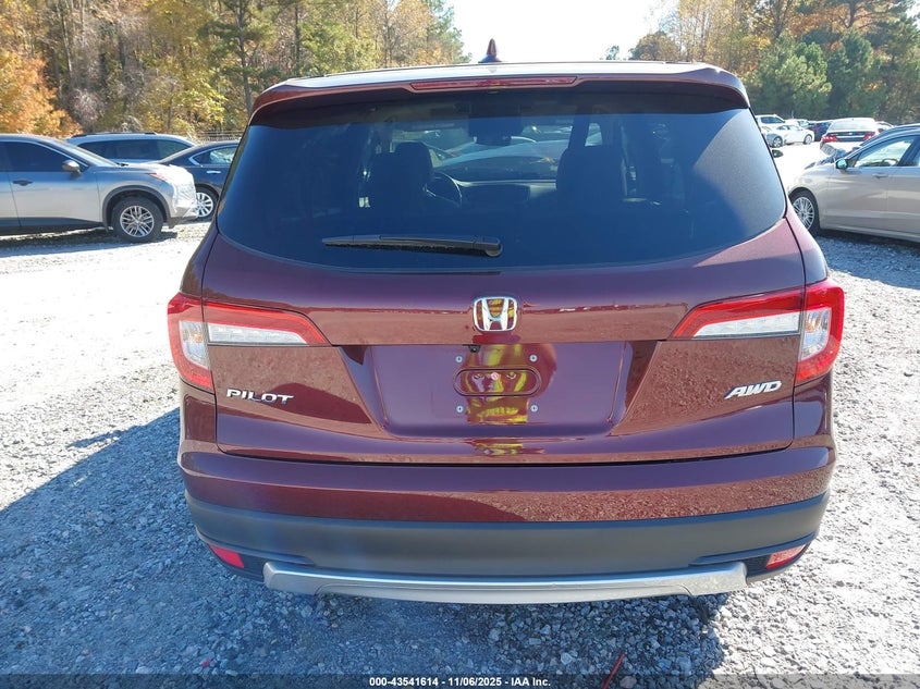 2019 Honda Pilot Ex-L VIN: 5FNYF6H49KB057183 Lot: 43541614