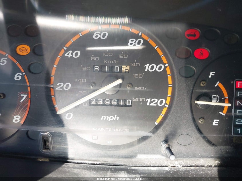 2000 Honda Cr-V Lx VIN: JHLRD2849YS001150 Lot: 43541700