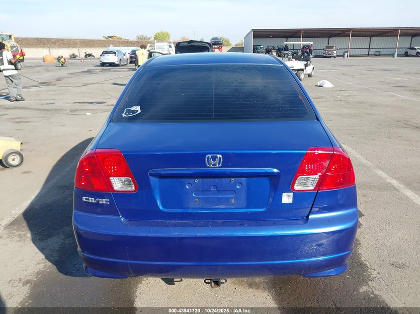 2004 Honda Civic Vp VIN: 1HGES16384L013396 Lot: 43541720