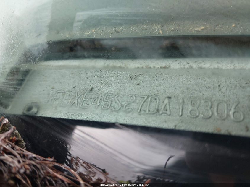 2007 Ford E-450 Cutaway VIN: 1FDXE45S27DA18306 Lot: 43541735