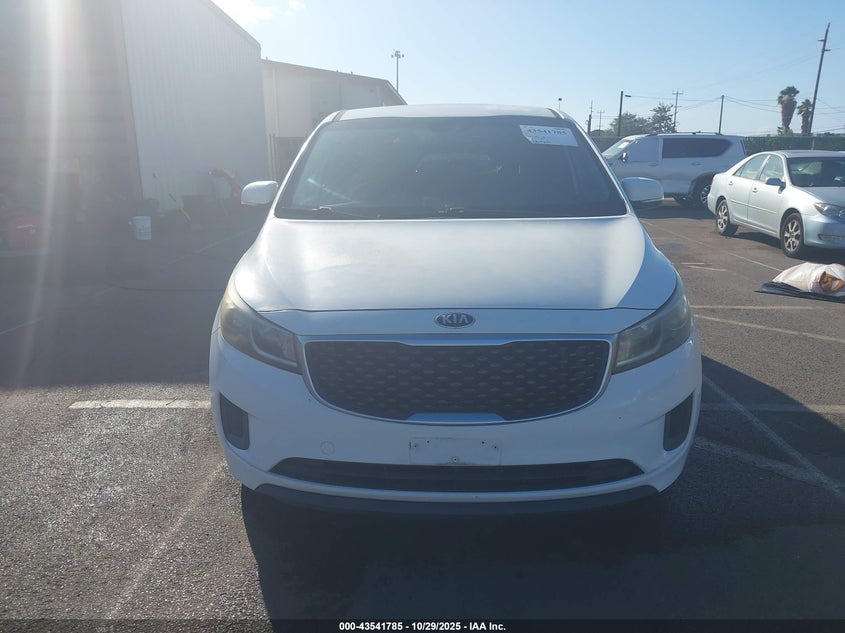 2015 Kia Sedona L VIN: KNDMA5C16F6032957 Lot: 43541785