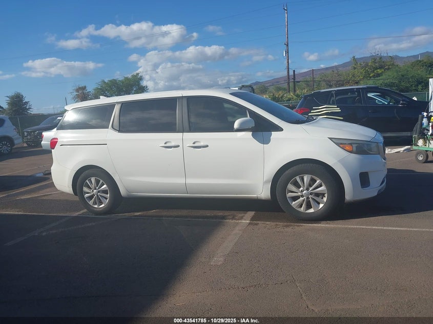 2015 Kia Sedona L VIN: KNDMA5C16F6032957 Lot: 43541785