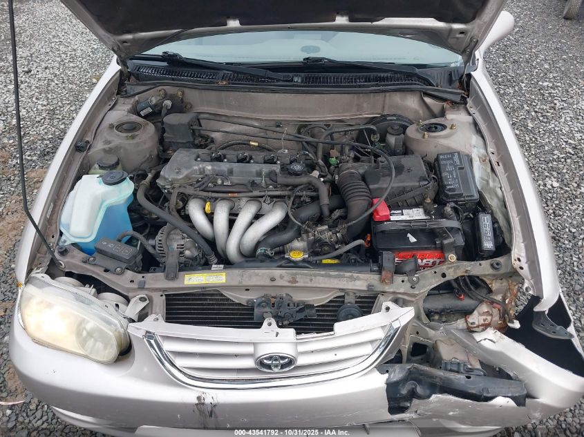 2002 Toyota Corolla Le VIN: 1NXBR12E62Z636085 Lot: 43541792