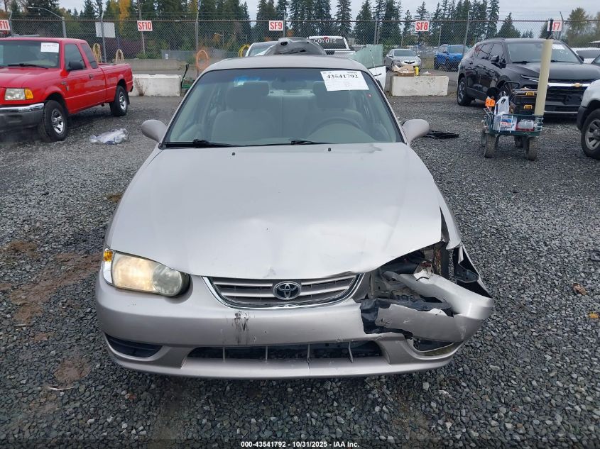 2002 Toyota Corolla Le VIN: 1NXBR12E62Z636085 Lot: 43541792