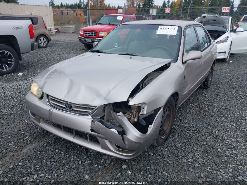 2002 Toyota Corolla Le VIN: 1NXBR12E62Z636085 Lot: 43541792