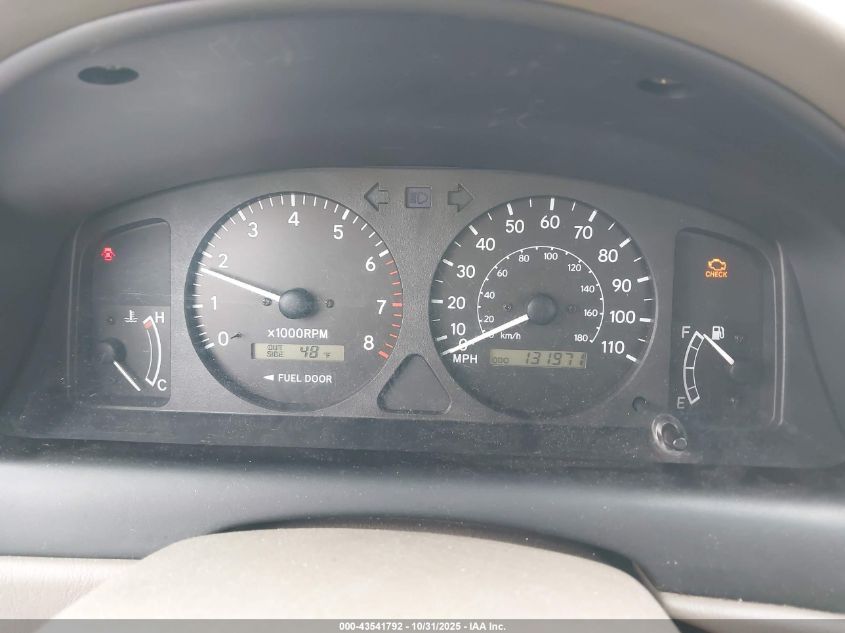 2002 Toyota Corolla Le VIN: 1NXBR12E62Z636085 Lot: 43541792