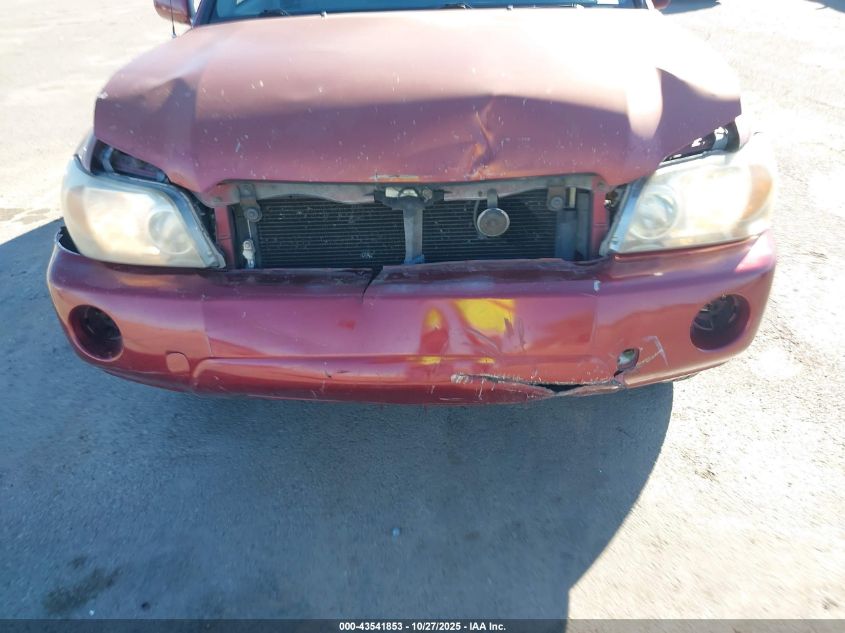 2006 Toyota Highlander VIN: JTEDD21A560135049 Lot: 43541853