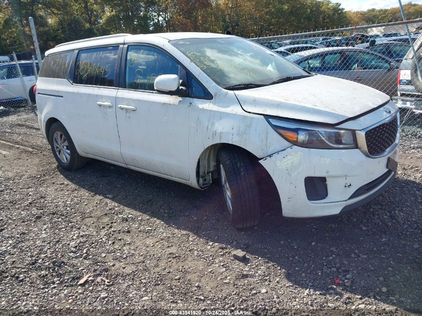 2017 KIA SEDONA LX - KNDMB5C13H6239211