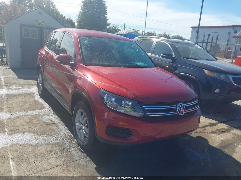 2014 VOLKSWAGEN TIGUAN S - WVGAV3AX2EW050613