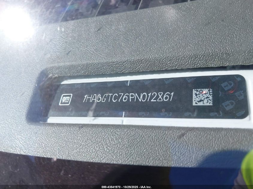 2023 Chevrolet Express Cutaway Work Van VIN: 1HA3GTC76PN012861 Lot: 43541970